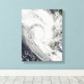 Tropical Cyclone Fanele über Madagaskar Leinwanddruck (Insitu (Holzboden))