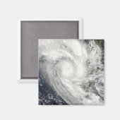 Tropical Cyclone Fanele über Madagaskar Magnet (Vorderseite/Rückseite)