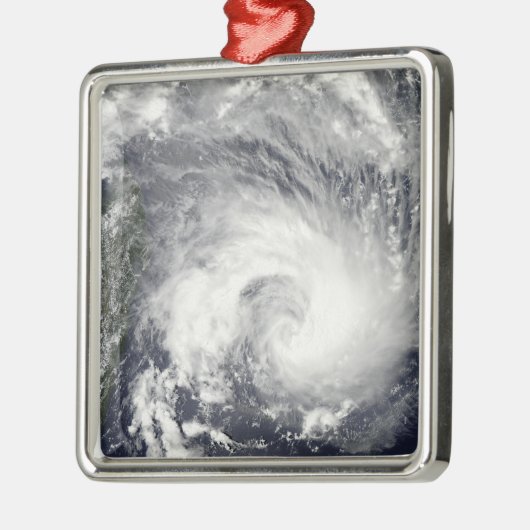 Tropical Cyclone Gael Silbernes Ornament (Links)