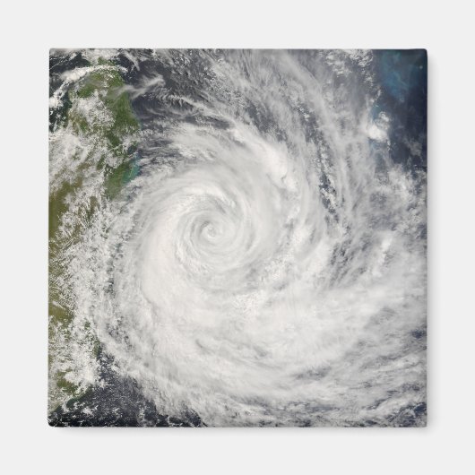 Tropical Cyclone Gamede von Madagaskar Magnet (Vorne)