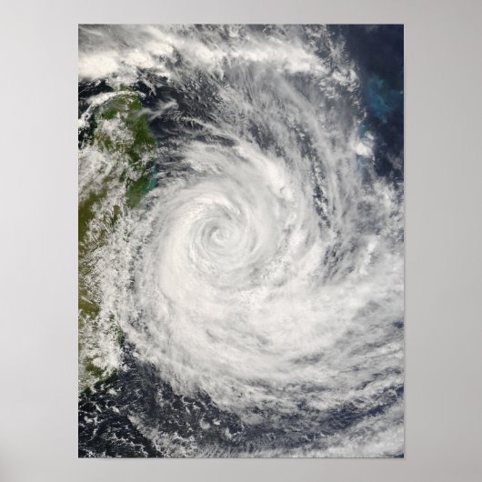 Tropical Cyclone Gamede von Madagaskar Poster (Vorne)