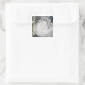 Tropical Cyclone Gamede von Madagaskar Quadratischer Aufkleber (Tasche)