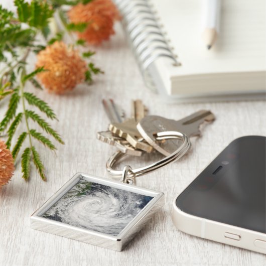 Tropical Cyclone Gamede von Madagaskar Schlüsselanhänger (Seite)