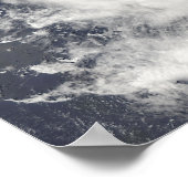 Tropical Cyclone Gelane Poster (Ecke)