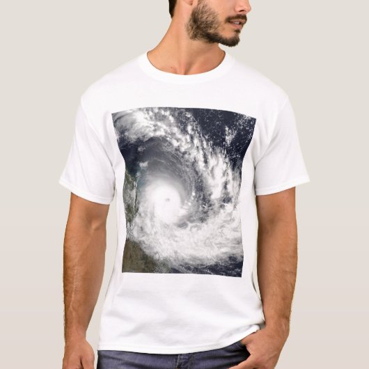 Tropical Cyclone Hamish über Australien T-Shirt (Vorderseite)