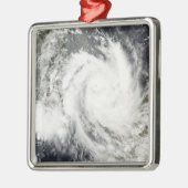 Tropical Cyclone Jokwe Silbernes Ornament (Links)
