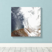 Tropical Cyclone Laurence Leinwanddruck (Insitu (Holzboden))