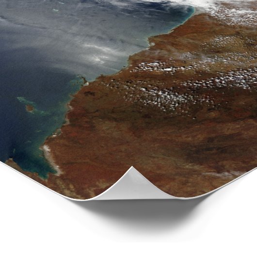 Tropical Cyclone Laurence Poster (Ecke)