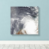 Tropical Cyclone Laurence über Western Australi Leinwanddruck (Insitu (Holzboden))
