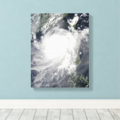 Tropical Cyclone Linfa Leinwanddruck (Insitu (Holzboden))