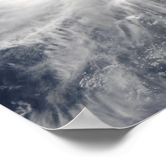 Tropical Cyclone Linfa Poster (Ecke)