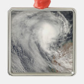 Tropical Cyclone Melanie aus Australien Silbernes Ornament (Vorne)
