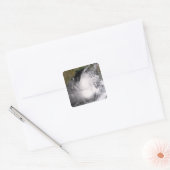 Tropical Cyclone Nargis Quadratischer Aufkleber (Umschlag)