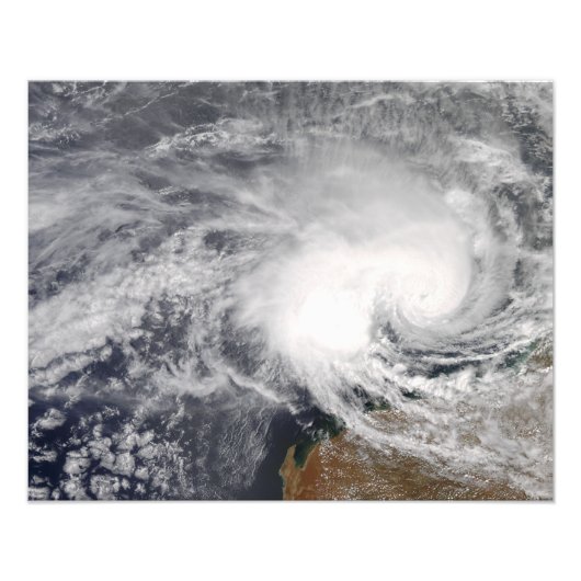 Tropical Cyclone Nicholas aus Australien Fotodruck (Vorne)