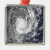Tropical Cyclone Pat Silbernes Ornament (Vorne)