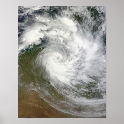 Tropical Cyclone Paul über Australien Poster (Vorne)