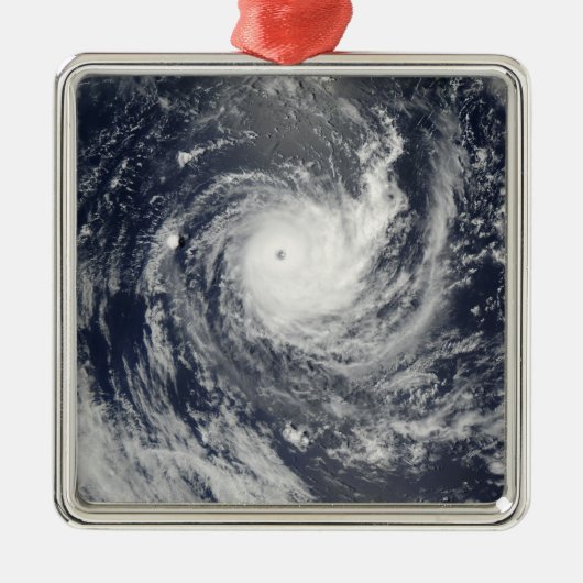 Tropical Cyclone Wilma Silbernes Ornament (Vorne)