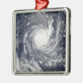 Tropical Cyclone Wilma Silbernes Ornament (Links)