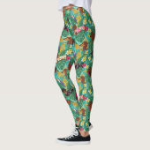 Tropical Dachshund Beach Vibes Leggings (Links)