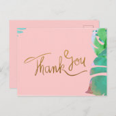 Tropical Danke Postcard Postkarte (Vorne/Hinten)