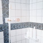 Tropical Dark Gray Blue Dschungel Blätter Fliese<br><div class="desc">Eine weitere stilvolle Keramik von JessicaAmber - frag über Sonderanfertigungen! Die quadratischen Fliesen sind mit Monstera-Dschungel-Blätter in dunkelgraublau auf einem denim-blauen Hintergrund gestaltet. Sie können die Hintergrundfarbe ändern und das Blatt-Bild durch ein eigenes Foto ersetzen. Ein tolles Geschenk für Ihre Ehefrau, für eine Zuhause-Renovierung oder als Untersetzer. Erstellt am 20....</div>