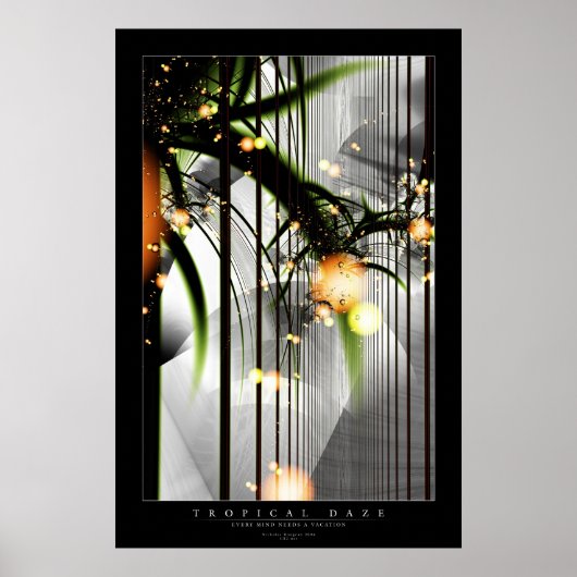 Tropical Daze Poster (Vorne)