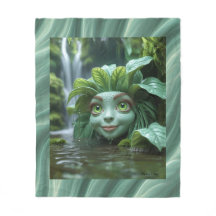 Tropical Design Fleece Blanket