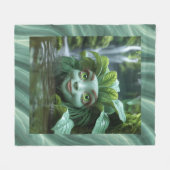 Tropical Design Fleece Blanket (Vorderseite (Horizontal))