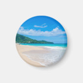 Tropical Destination Landschaftlich Beach Foto Magnet (Vorne)