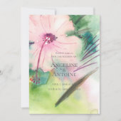 Tropical Destination Wedding  Einladung (Vorderseite)