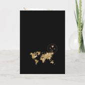 Tropical Destination Wedding  Passport QR Code Einladung (Rückseite)