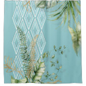 Tropical Diamonds Duschvorhang (Vorderseite)
