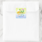 Tropical Dinosaurs Island Name Stickers (Tasche)