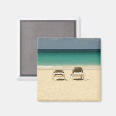 Tropical Dominican Beach Paradise Magnet (Vorderseite/Rückseite)