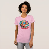 Tropical Donut Beach Food essbar T-Shirt (Vorne ganz)