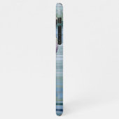 Tropical Dreamer Pink Flamingo Mosaic Art iPhone Hülle (Linke Seite)