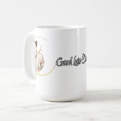 Tropical dreamlike conceptual collage kaffeetasse (Vorderseite Links)