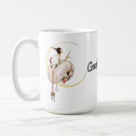 Tropical dreamlike conceptual collage kaffeetasse