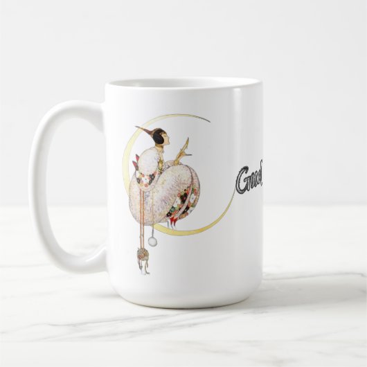 Tropical dreamlike conceptual collage kaffeetasse (Links)