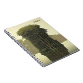 Tropical dreamlike conceptual collage notizblock (Rechte Seite)