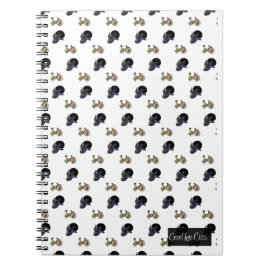 Tropical dreamlike conceptual collage notizblock