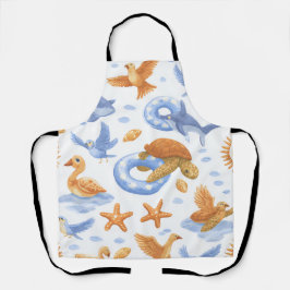 Tropical Dreams All-Over Druck Schürze Geschenk