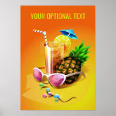 Tropical Drink Custom Poster (Vorne)