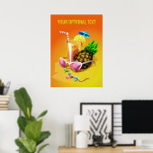 Tropical Drink Custom Poster (Heimbüro)