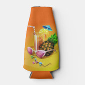 Tropical Drink individuelle Name Flasche cooler Flaschenkühler (Vorderseite)