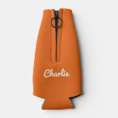 Tropical Drink individuelle Name Flasche cooler Flaschenkühler (Rückseite)