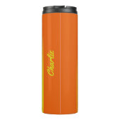 Tropical Drink individuelle Name Tumbler Thermosbecher (Rückseite)