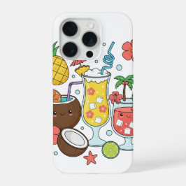 Tropical Drinks – Cute Summer Cocktail Phone Case iPhone 15 Pro Hülle