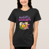 Tropical Drinks Personalized Bachelorette T-shirt Tri-Blend Shirt (Vorderseite)