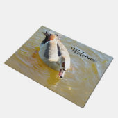 Tropical Duck Welcome Doormat Fußmatte (Schrägansicht)